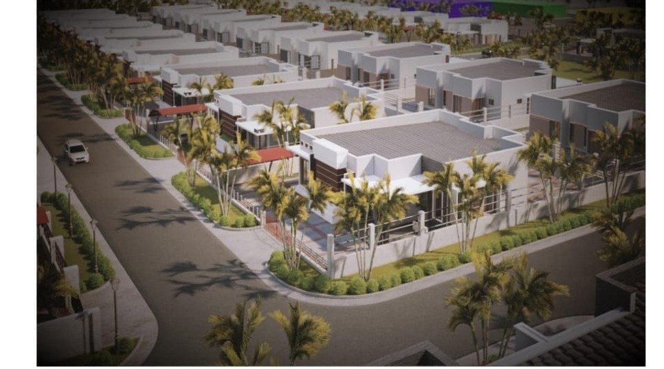 3-bedroom bungalow estate layout, Liberty Garden Estate