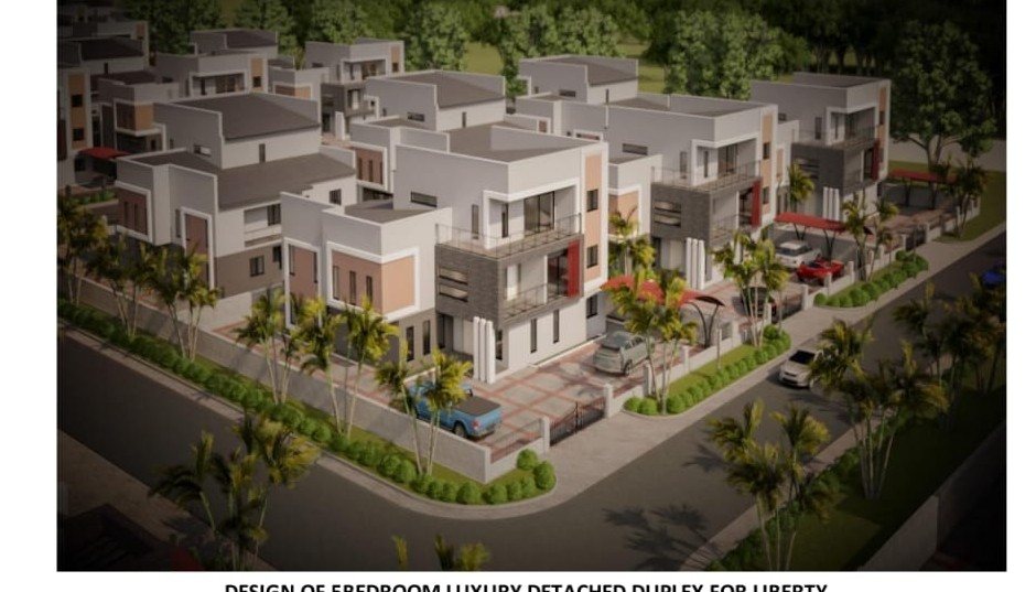 5-bedroom luxury detached duplex estate layout, Liberty Garden Estate