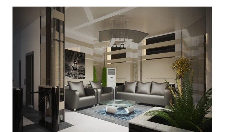 African Reinsurance Corporation Lagos Head Office — reception design