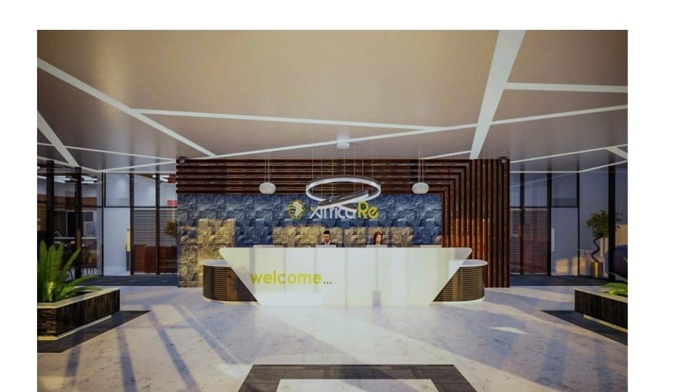 African Reinsurance Corporation Lagos Head Office — lounge design